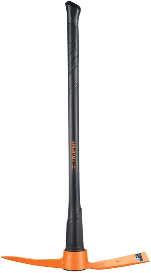 TRUPER5 5 lb Pick-Mattock - Pickaxe 5 Lb Steelhead with 36-Inch Fiberglass Handle - Pick Axes for