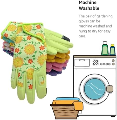 Thorn Proof&Puncture Resistant Gardening Gloves with Grip,Garden Gloves for Women, Leather Work