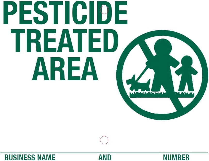 Lawn Treatment Application Stakes & New Jersey Signs (Economy Style Stake / 500 pc. Pack)