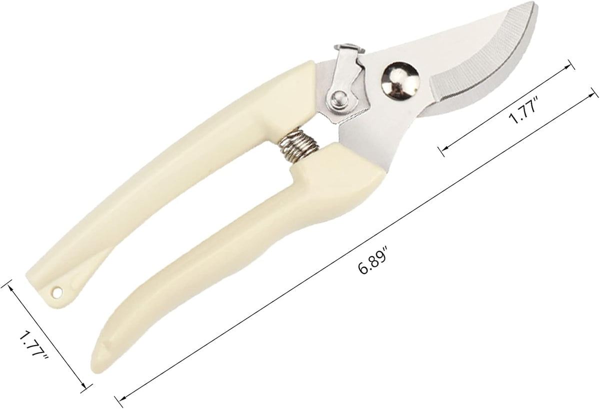 Garden Scissors for Plant, Tip Pruning Shears for Cutting Flowers, Trimming Plants, Bonsai and