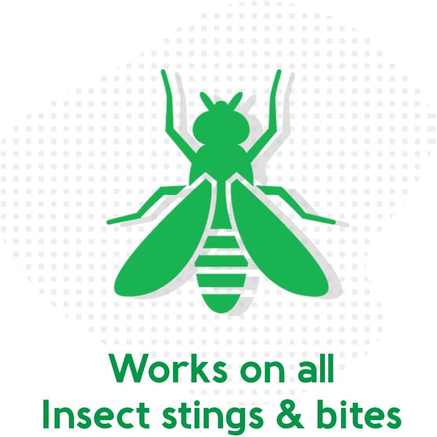 Sting-kill First Aid Anesthetic Swabs, Instant Pain + Itch Relief from Bee Stings and Bug Bites