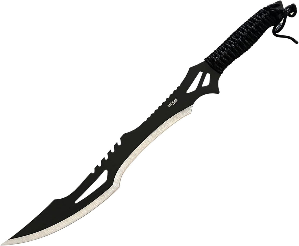 Sword Machete with Nylon Sheath and Lanyard Jungle Hunter Machete for Outdoor Adventure
