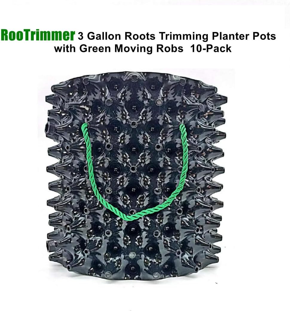 3 Gallon Air Pruning Container New Plastic Nursery Pot Fruit Vegetable Garden self-Planting pots