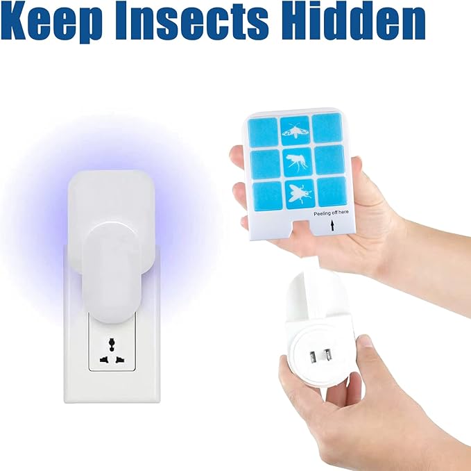 20 Pcs Refill Glue Cards Compatible with Safer Home SH502, SH503 Indoor Fly DT3005W Plug-in Bug