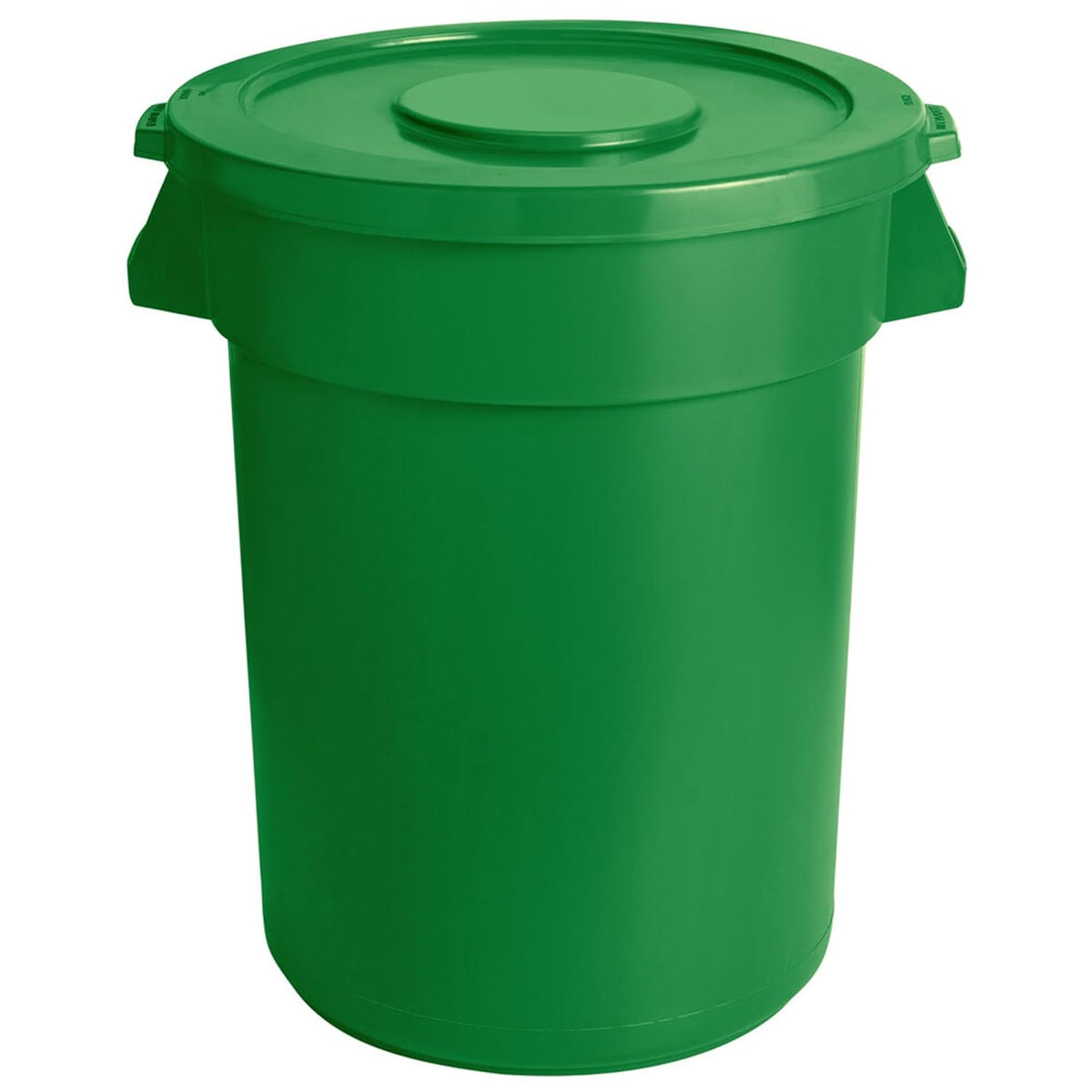 PRO&Family Trash can with Lid (Green, 32 Gallon)