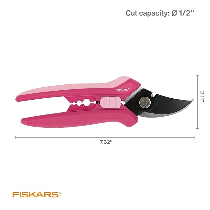 Fiskars Floral Pruning Shears, Gardening Gifts for Women, Plant Cutting Scissors for Deadheading