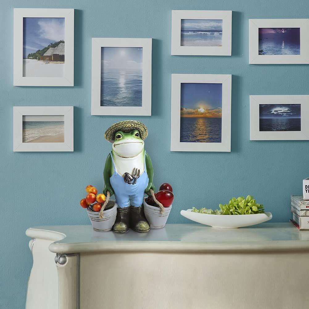 Frog Garden Decor, Frogs Garden Statue for Yard, Garden, Indoor Outdoor Decoration and Housewarming