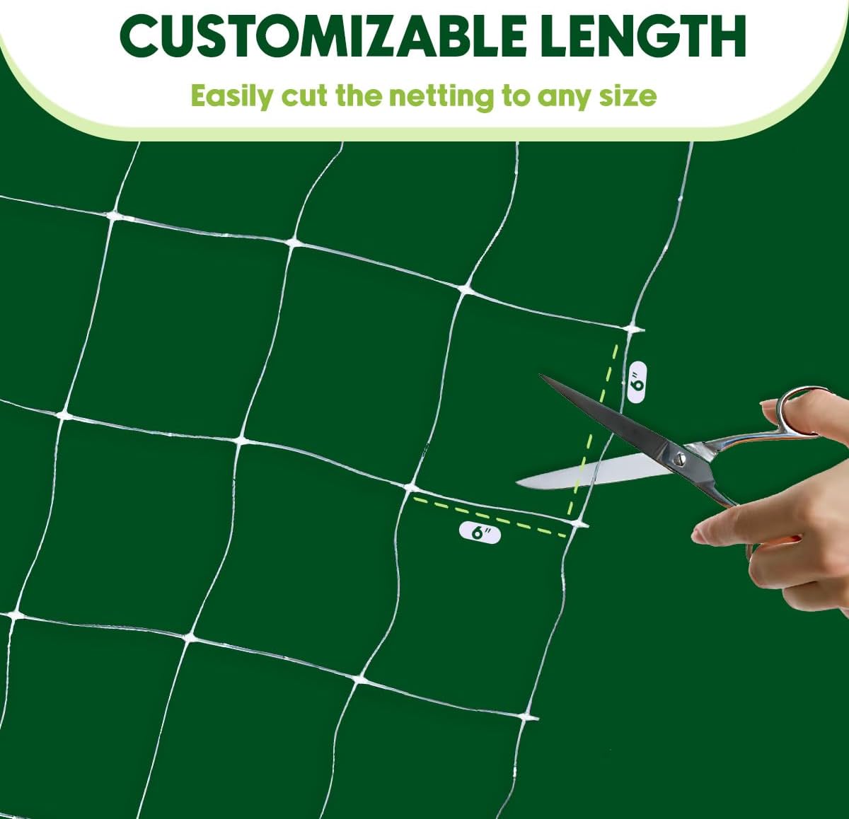 Trellis Netting, Aaamazing Netting, Scrog Net, Trellis Net, 10ft x 4920ft Roll, for Climbing