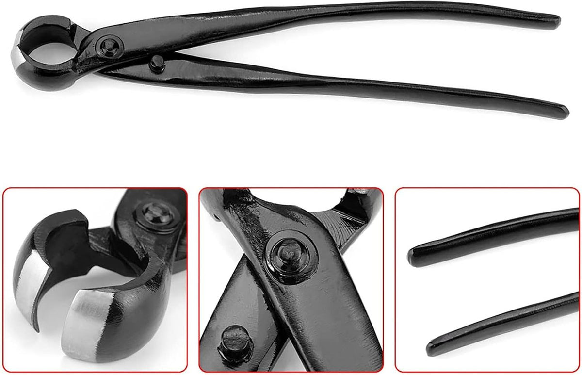 Bonsai Concave Cutter, Bonsai Tools Concave Cutter, 8.4 Inch Manganese Steel Alloy Sharp Blade