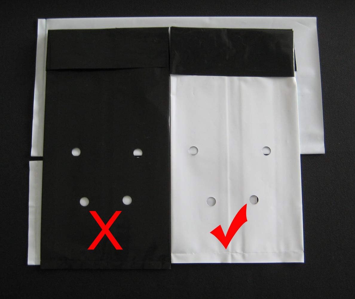 HORTIPOTS 30 Gallon Black White Poly Grow Bag Large Thick Plastic Transplanter Bags (10 Pieces per