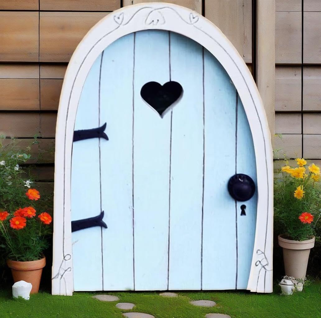 Whimsical Miniature Fairy Door - Handcrafted 3D Mini Woodland Portal Tree Accessory for DIY Garden