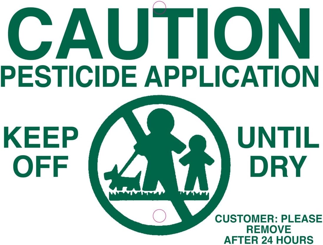 Lawn Treatment Application Stakes & Michigan Signs (Premium Style Stakes / 500 pc. Pack)