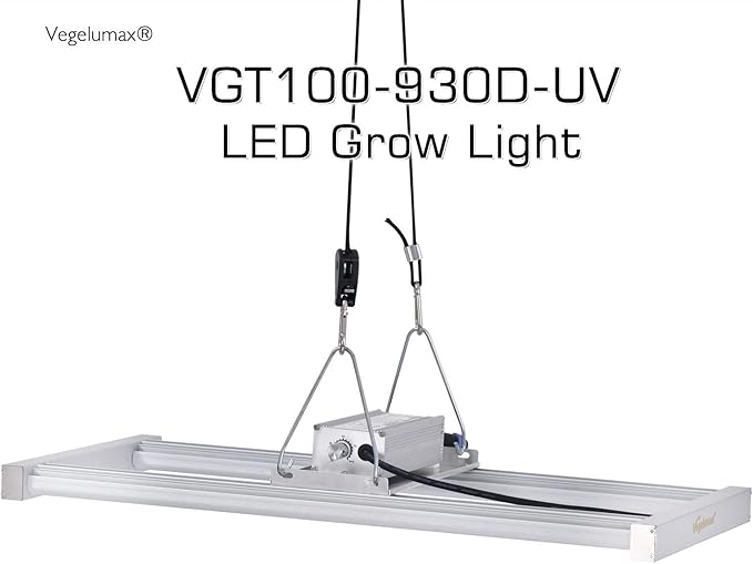 100W LED Grow Light Bar,UV IR Diodes Included,Sunlike Full Spectrum Growing Lamp for Horticulture