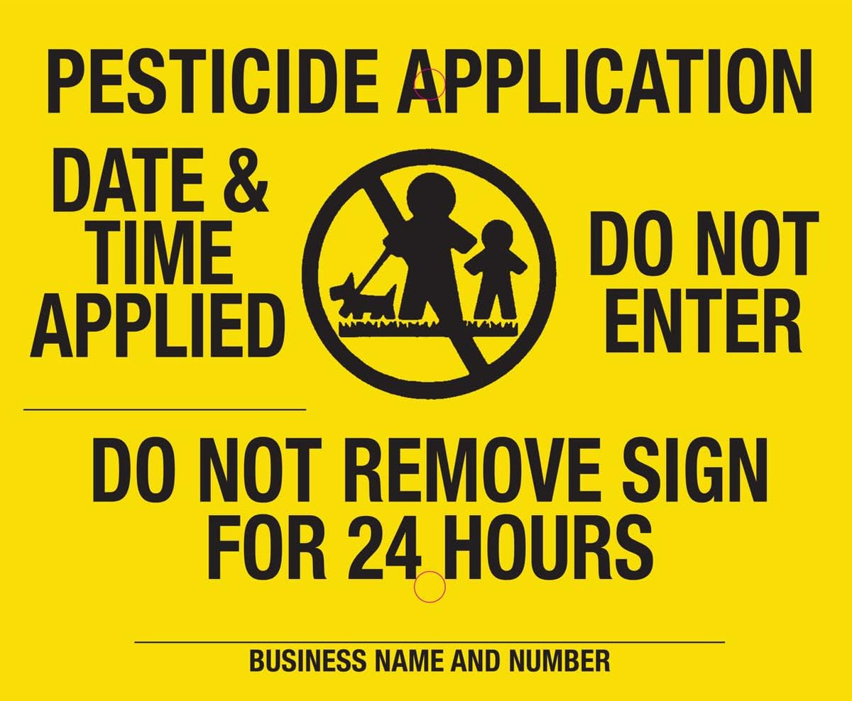 Lawn Treatment Application Stakes & NEW YORK Signs (Premium Style Stakes / 500 pc. Pack)