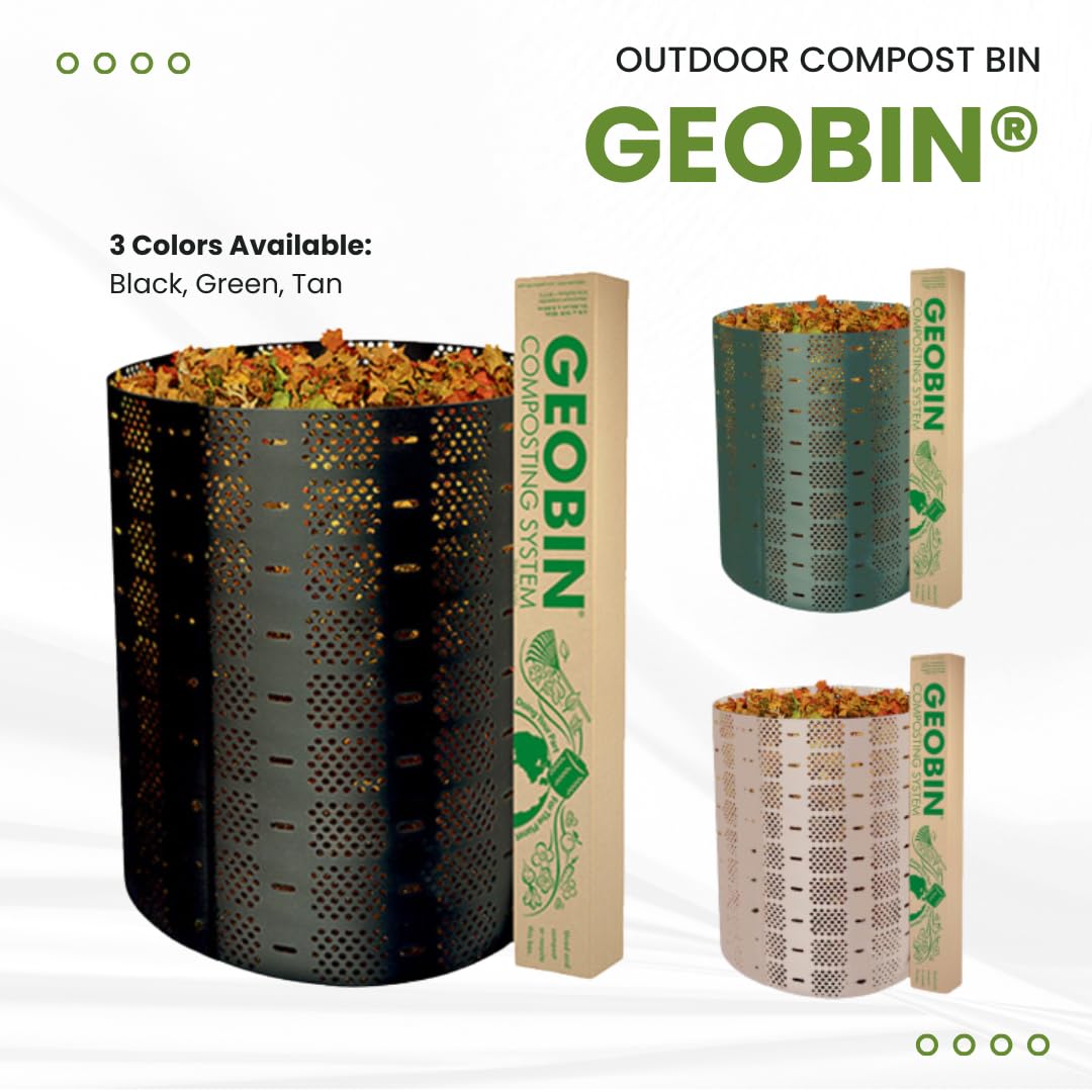 Geobin Compost Bin - 246 Gallon, Expandable, Easy Assembly, Made in the USA, Outdoor & Backyard