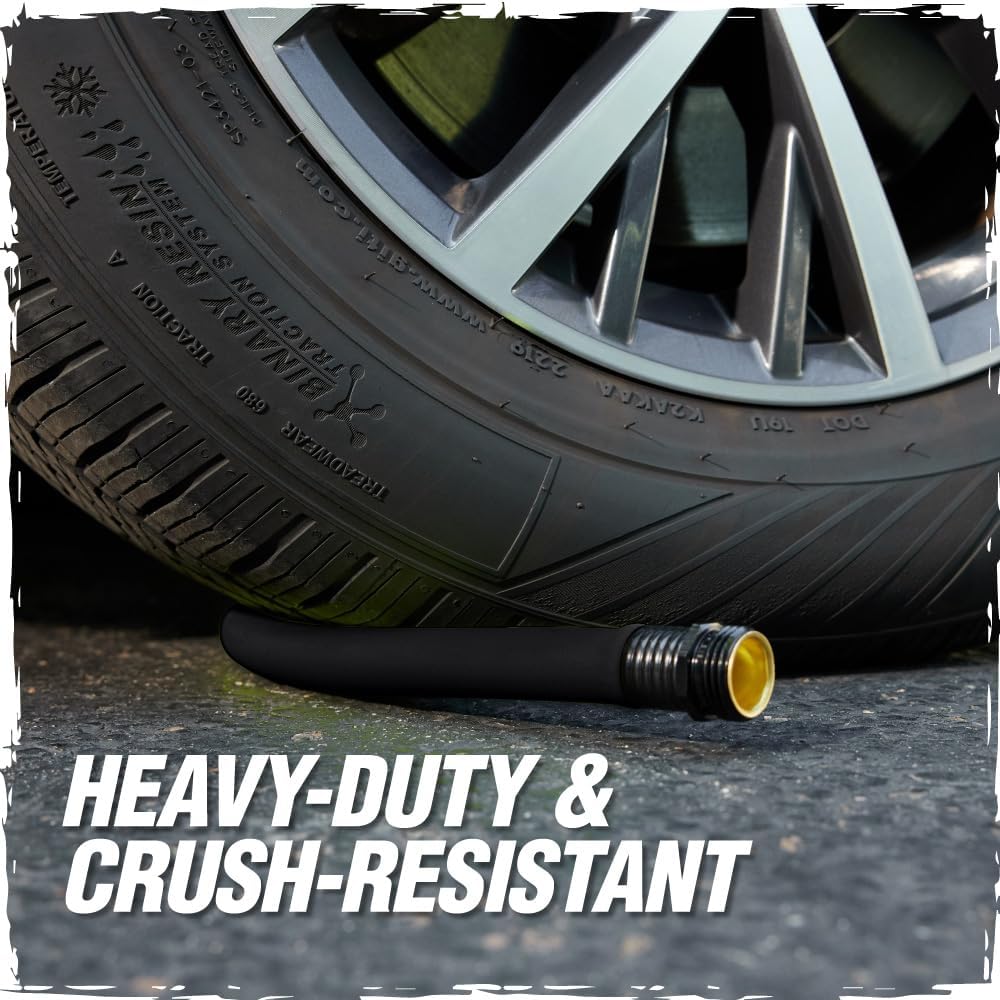 Rugged Rhino Heavy Duty Flexible Light Weight Garden Hose, 75ft x 5/8in, 4 Layer Leakproof Outdoor