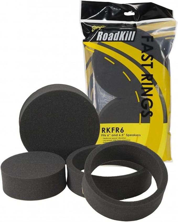 Alpine R2-S653 High-Resolution 3-Way Speaker Set/Pro Series with RKFR65 3-Piece Foam Fast Ring