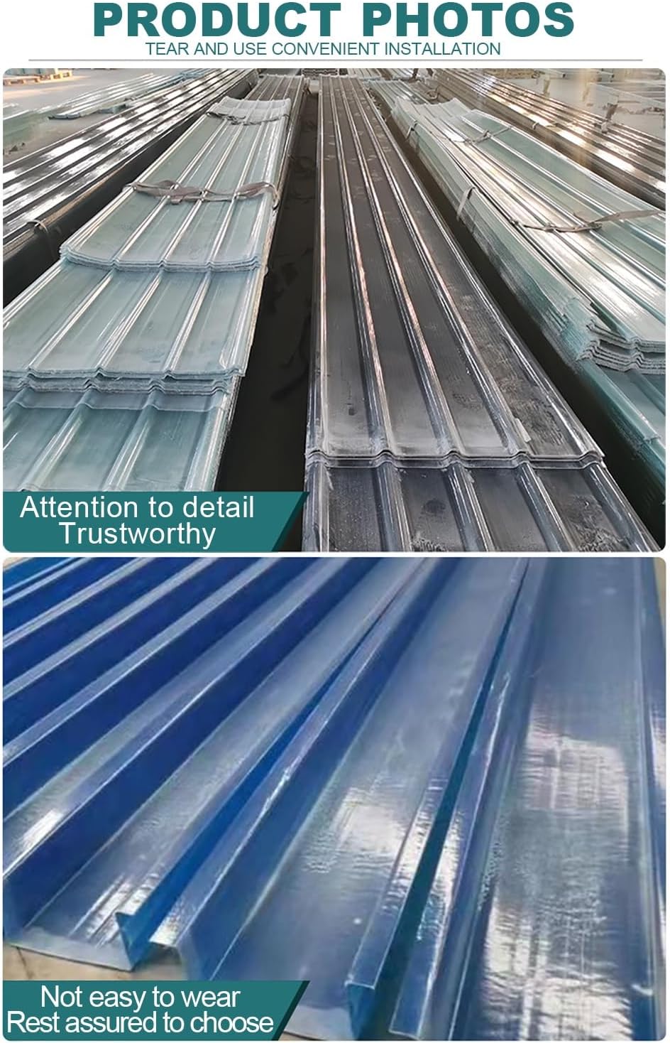 Plastic Roof Panels,Translucent Greenhouse Panel,Daylighting Roof Panels,Sturdy Panel,Cuts