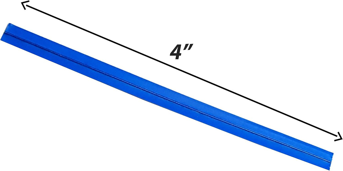 4" Length Twist Ties, 2000 Blue Plastic Coated, No Rip, Paper Ties for Cello, Party Favor Treat