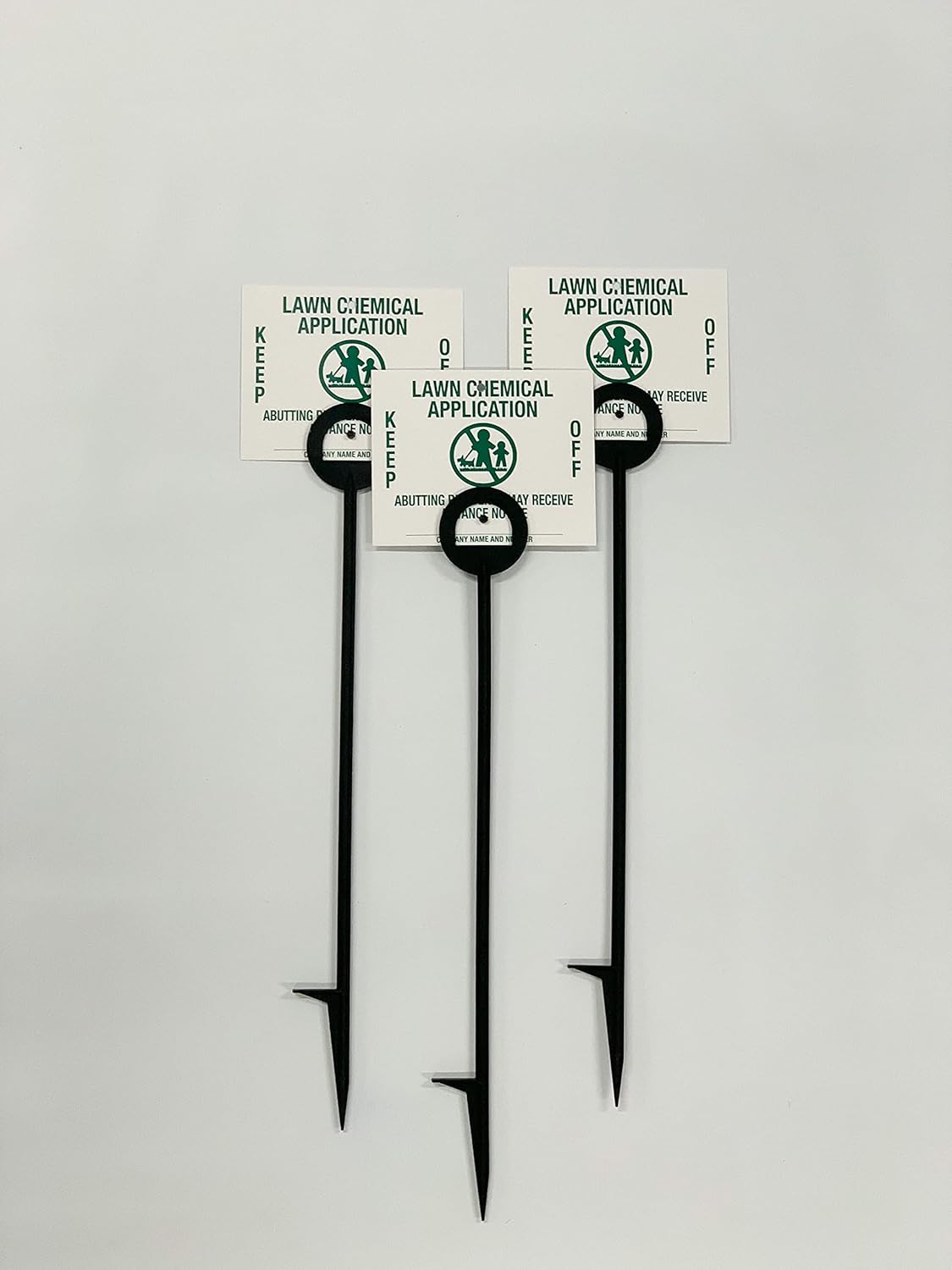 Lawn Treatment Application Stakes & Ohio Signs (Premium Style Stakes / 500 pc. Pack)