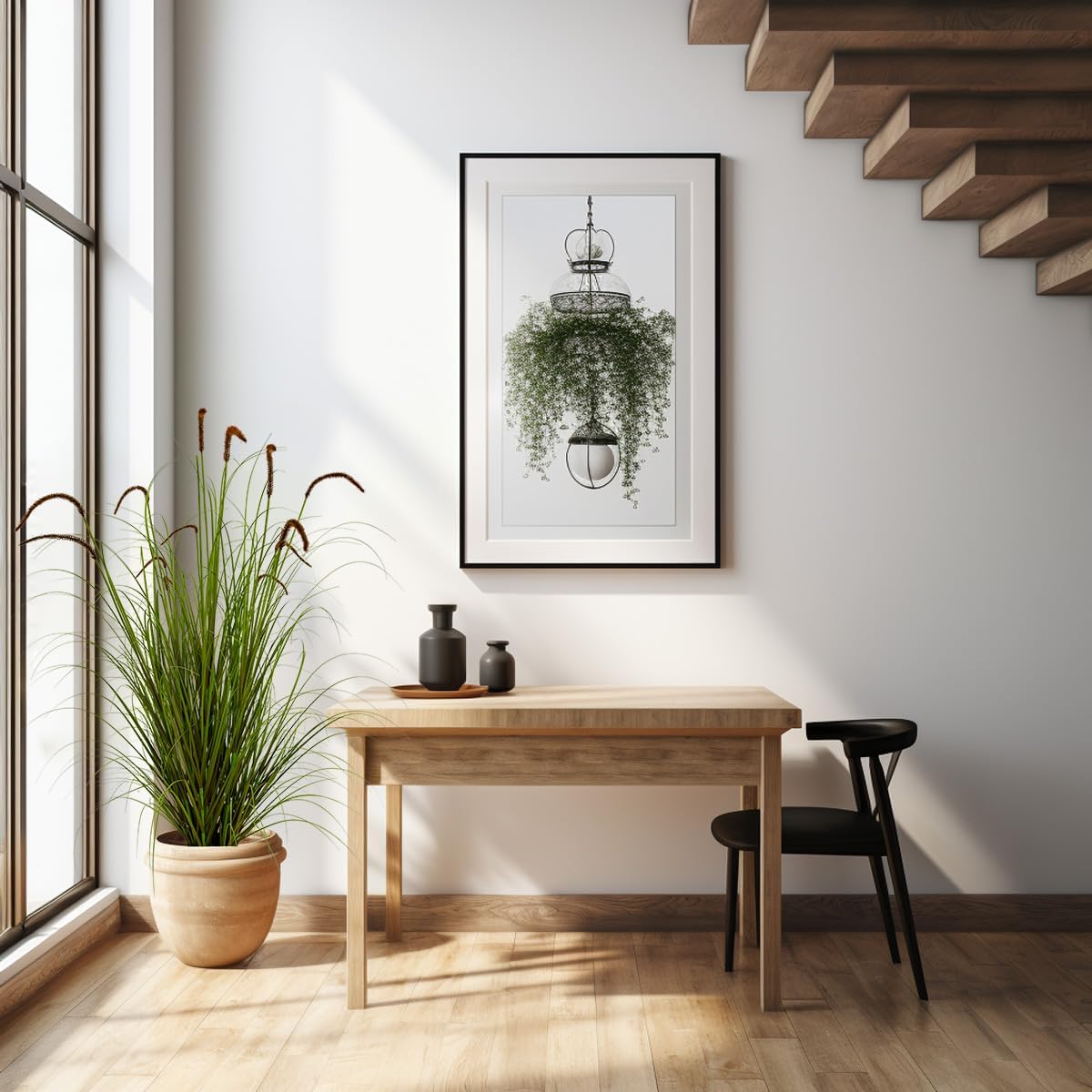 Artificial Plant 5ft(1pack) Tall Artificial Grass Plant,Faux Plants Indoor Home Decorative