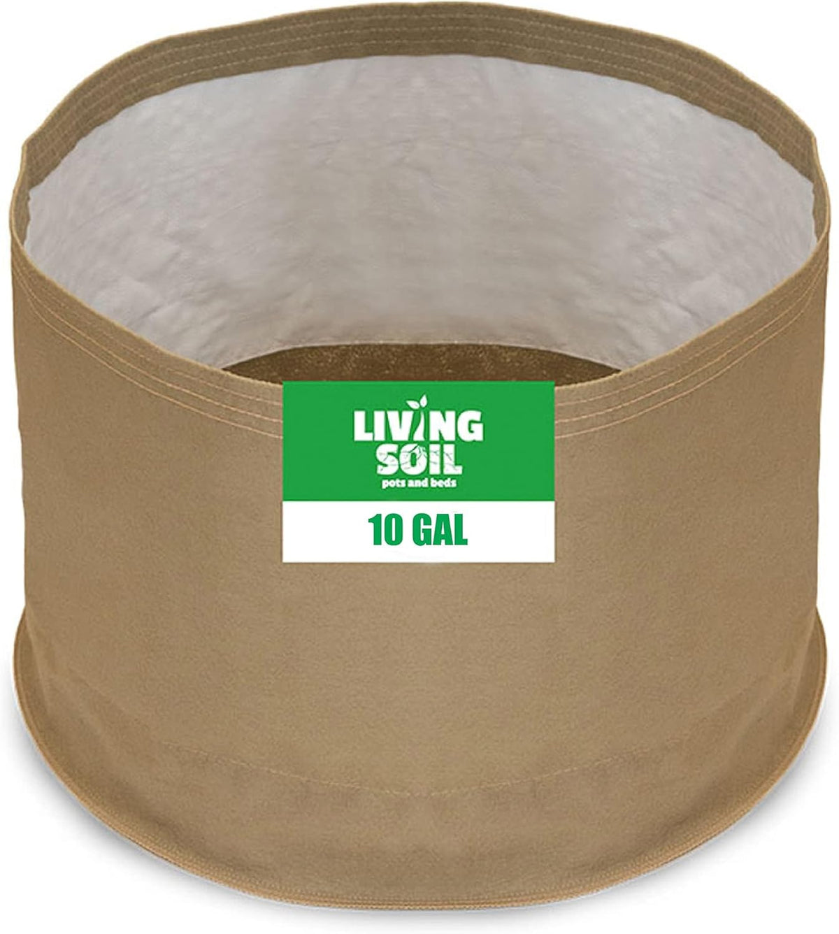 Sustainable Village Blumat Grow Bags 5 Pack - 10 Gallon Fabric Pots for Plants - Breathable