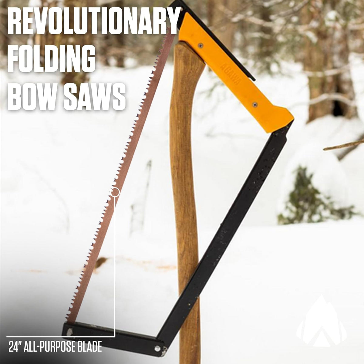 AGAWA - BOREAL24 Backwoods Kit - Includes 24" Folding Saw, Leather Sheath, 24" All-Purpose & 24"