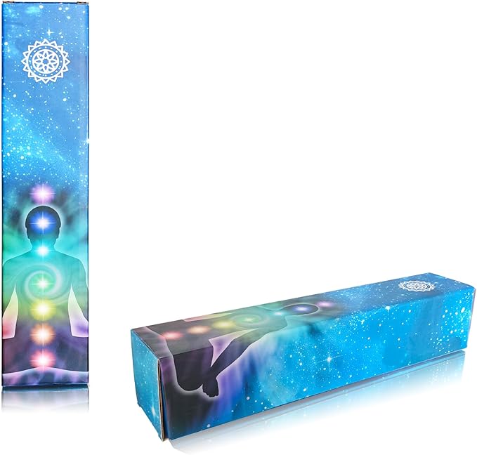 7 Colors 40mm Ice Cracked Balls Crystal Chakra Balls with LED Wooden Base Glass Healing Sphere