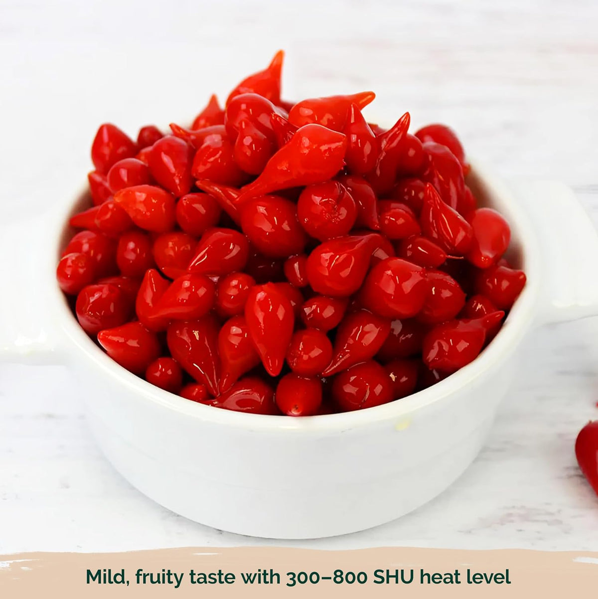 KVITER 50 Pimenta Biquinho, Sweety Drop Peppers Seeds (Capsicum Chinense) – Chupetinho, Pimenta de