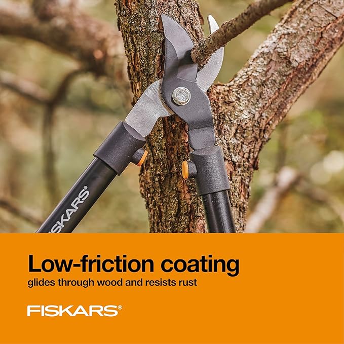 Fiskars 28" Loppers for Tree Trimming, Heavy Duty, Rust-Resistant Sharp Bypass Steel Blade Loppers
