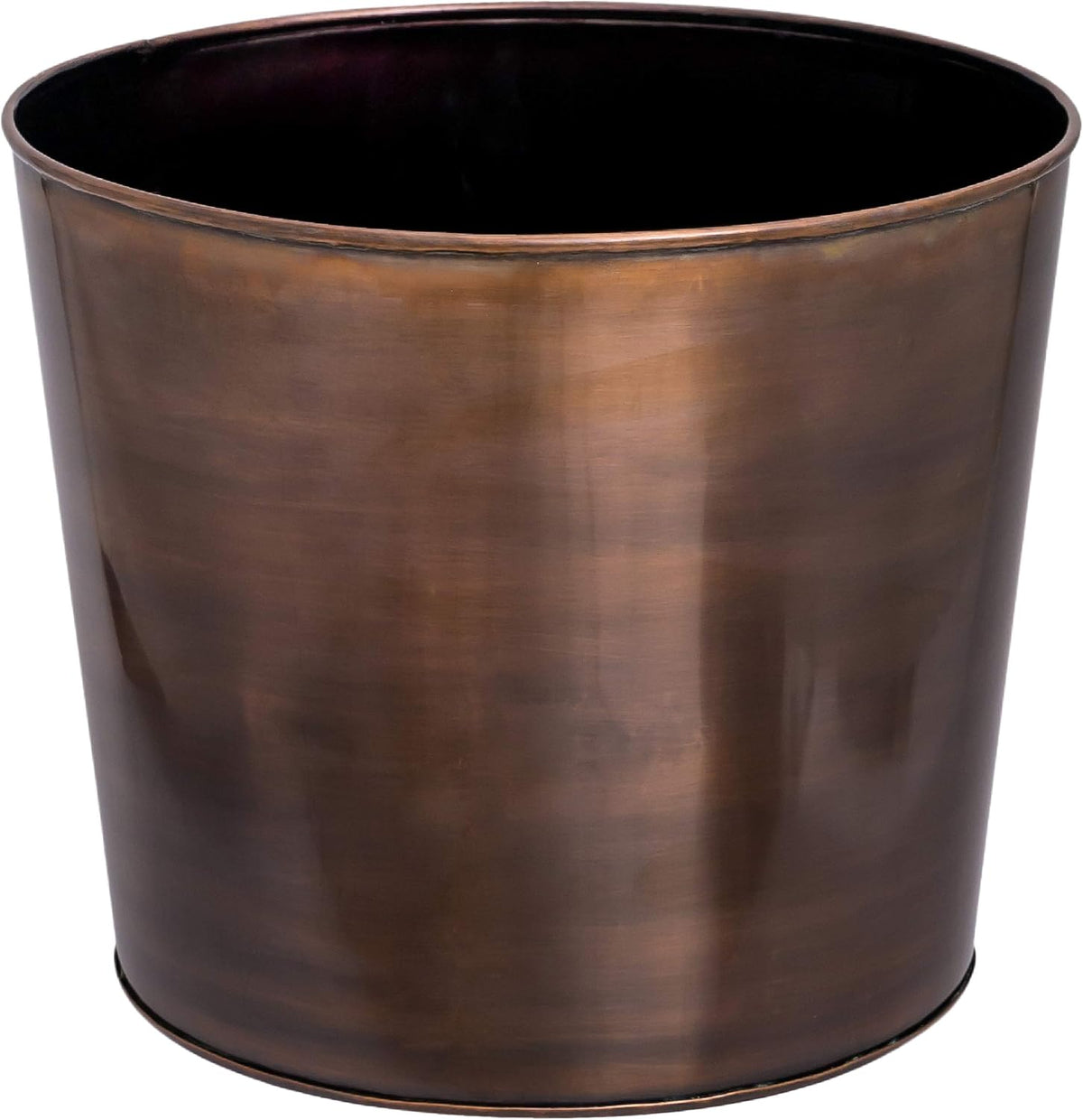 H Potter Large Tall Planter Pot Outdoor Indoor Copper Flower Decorative Weather Resistant Garden