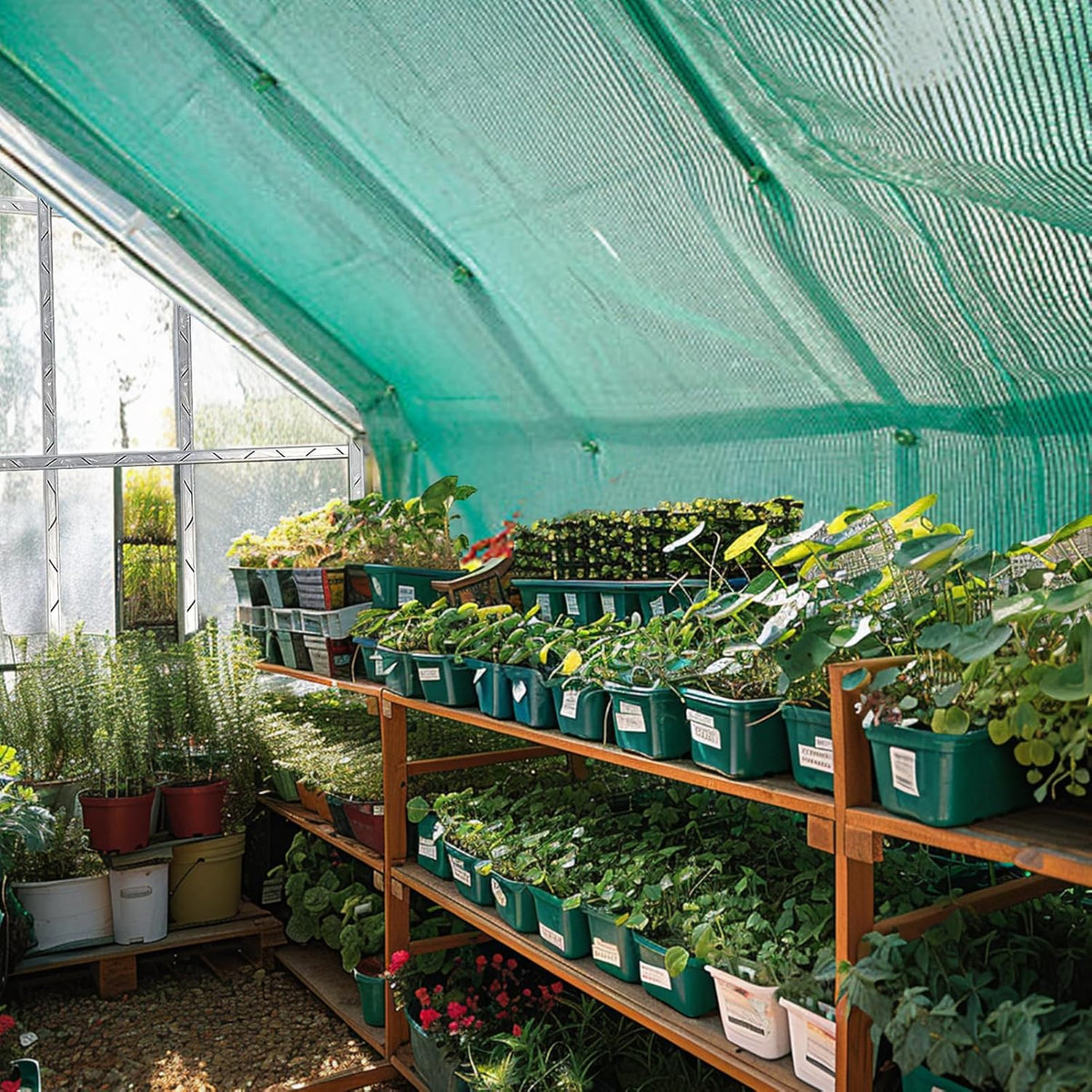 Spring Wire & Lock Channel - 10 Sets PVC Coated Spring Wire & Aluminum Alloy U-Channel Bundle with