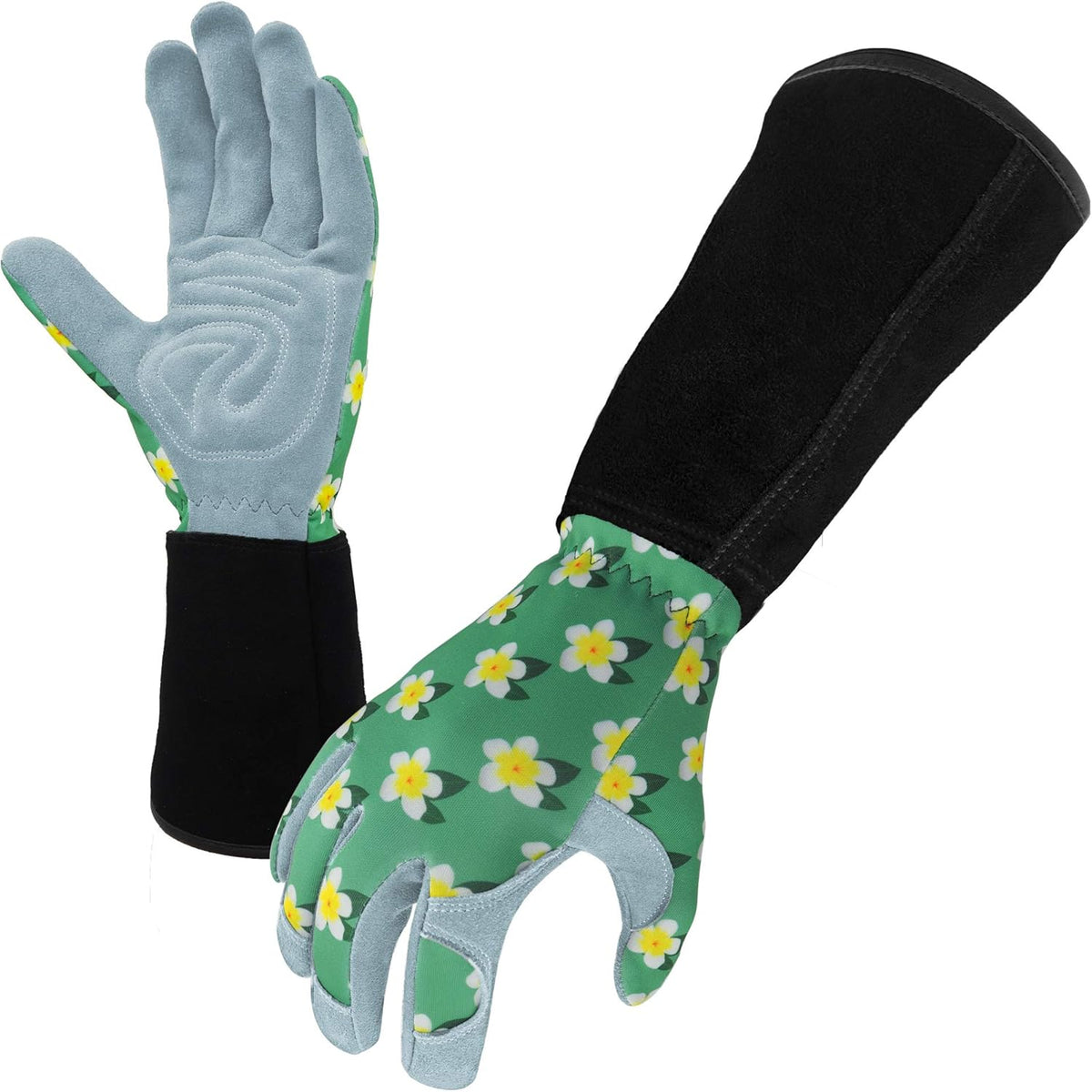 SKYDEER Premium Genuine Deerskin Suede Women's Gardening Gloves, Ultra-Soft Padded, Comfort Fit for