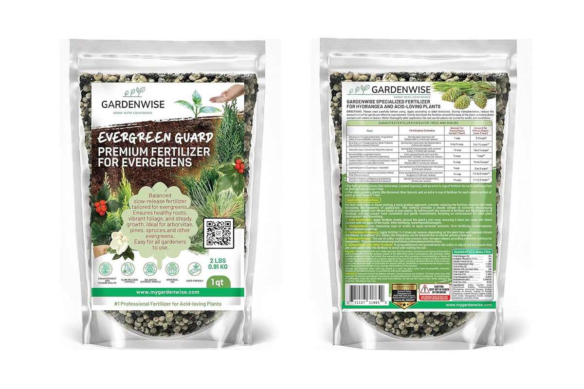 Evergreen Fertilizer – All-Purpose Granular Plant Food for Outdoor Trees and Shrubs, Azaleas
