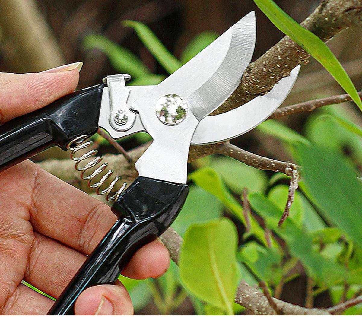 Garden Flower Shears Pruning Shears 6.9 inches Scissors Heavy Duty Plant Scissors for Cutting
