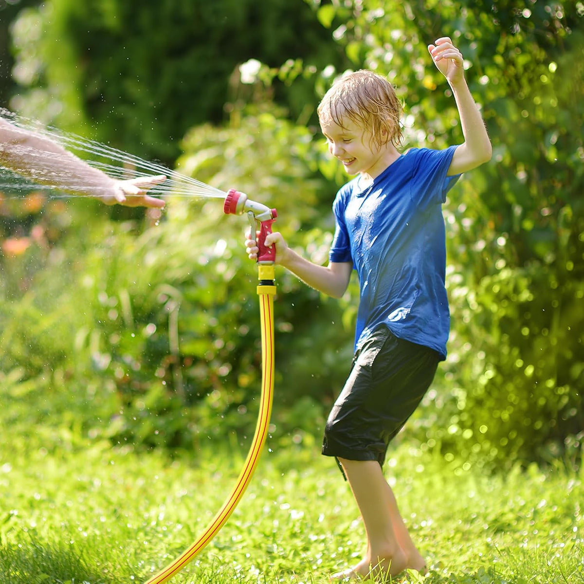 Solution4Patio Yellow Garden Hose 3/4 in. x 25 ft. -Heavy Duty Durable Flexible Lightweight Water