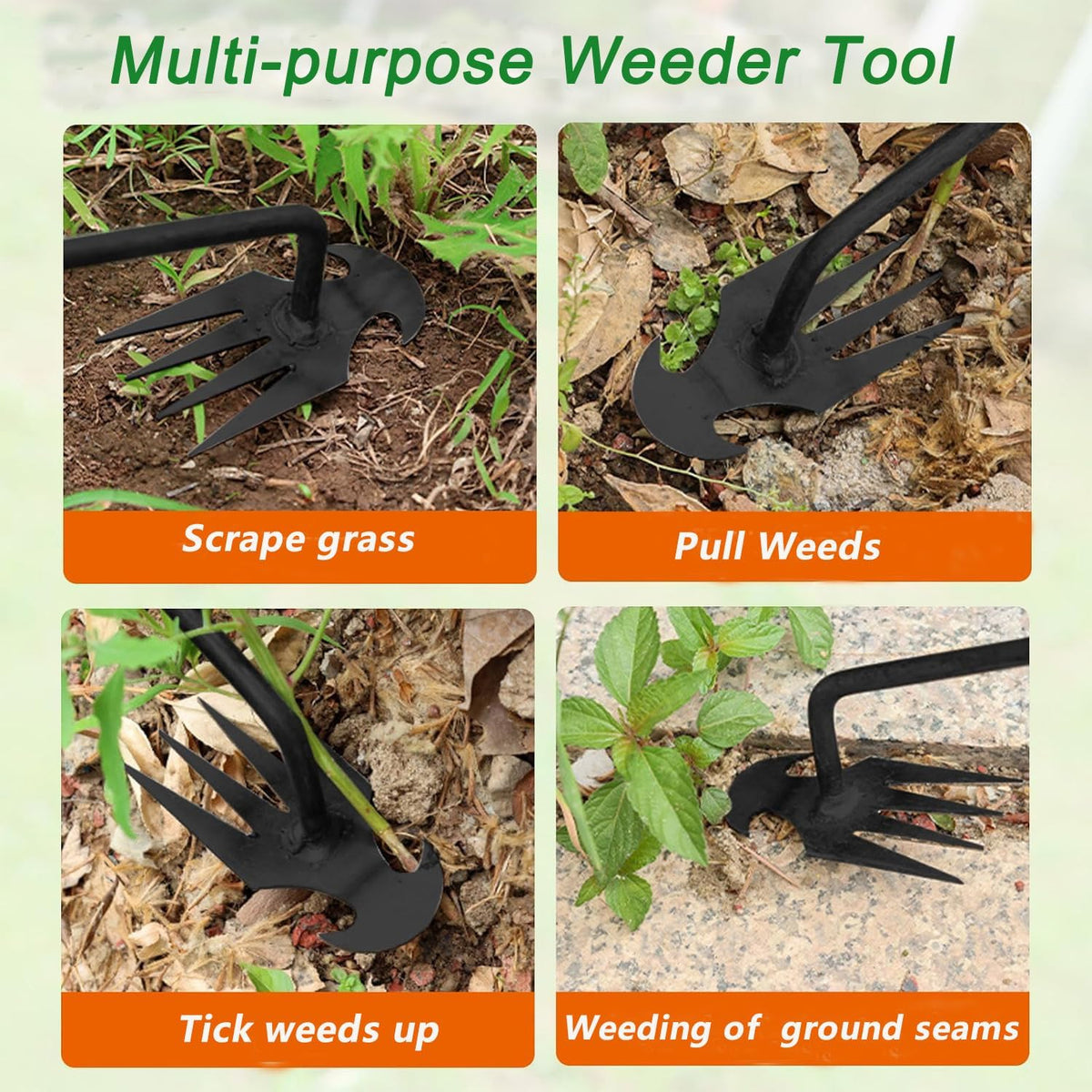 Weed Puller Tool Garden Uprooting Weeding Tool,2025 New Portable Garden Weeding Tool, 15.7in Weeder