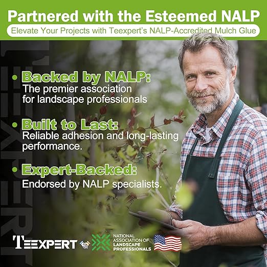Teexpert 1 Gallon Rock Glue for Landscaping – Strong Pea Gravel Binder & Stone Adhesive for