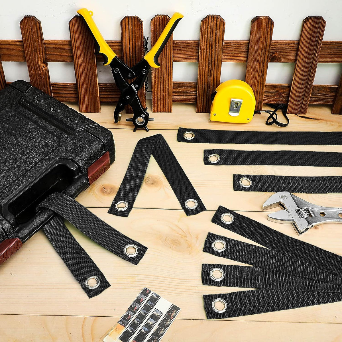 48 Pcs 15.74 Inches Tree Straps for Staking with Grommet Heavy Duty Young Tree and Plant Supports