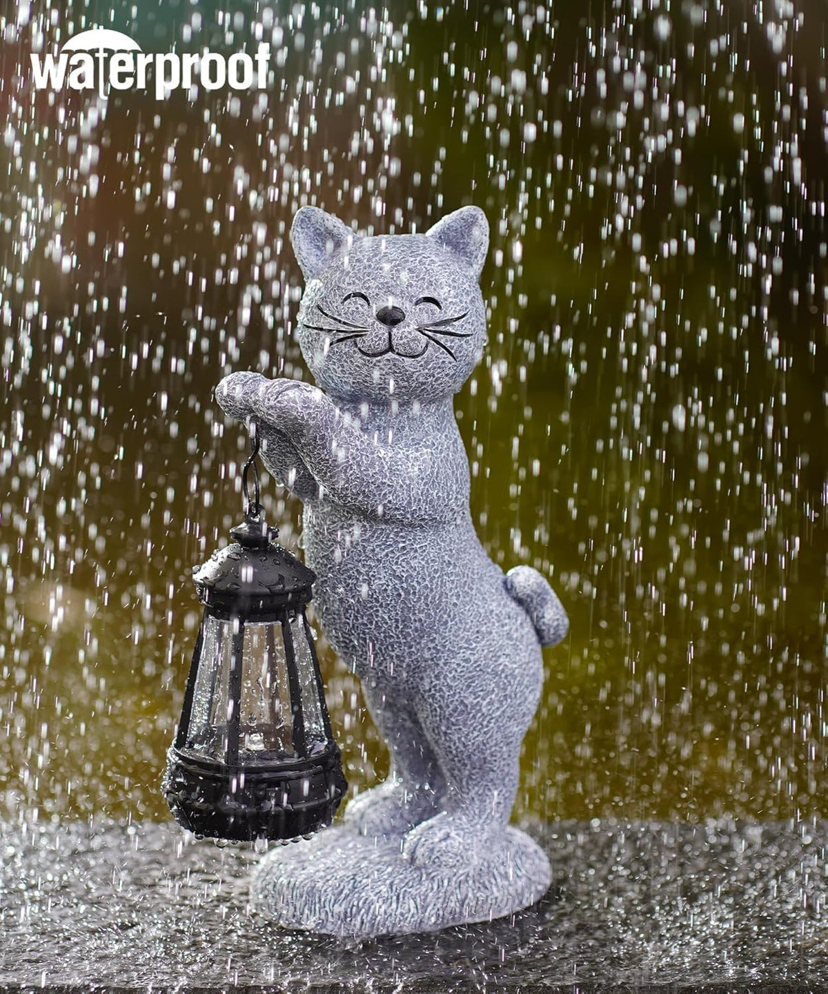 Qeeman Garden Outdoor Decor Statues: Art Figurines Decorations for Yard Patio Balcony Porch Lawn