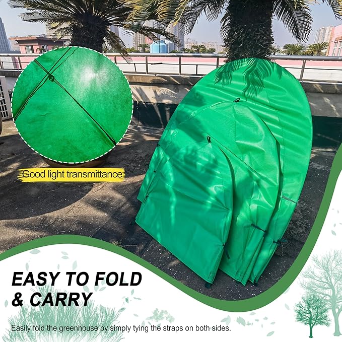 40″*40″*31″ Winter Plant Warm Covers - Raised Bed Cover, Garden Row Accelerator, Warm Tent Freeze