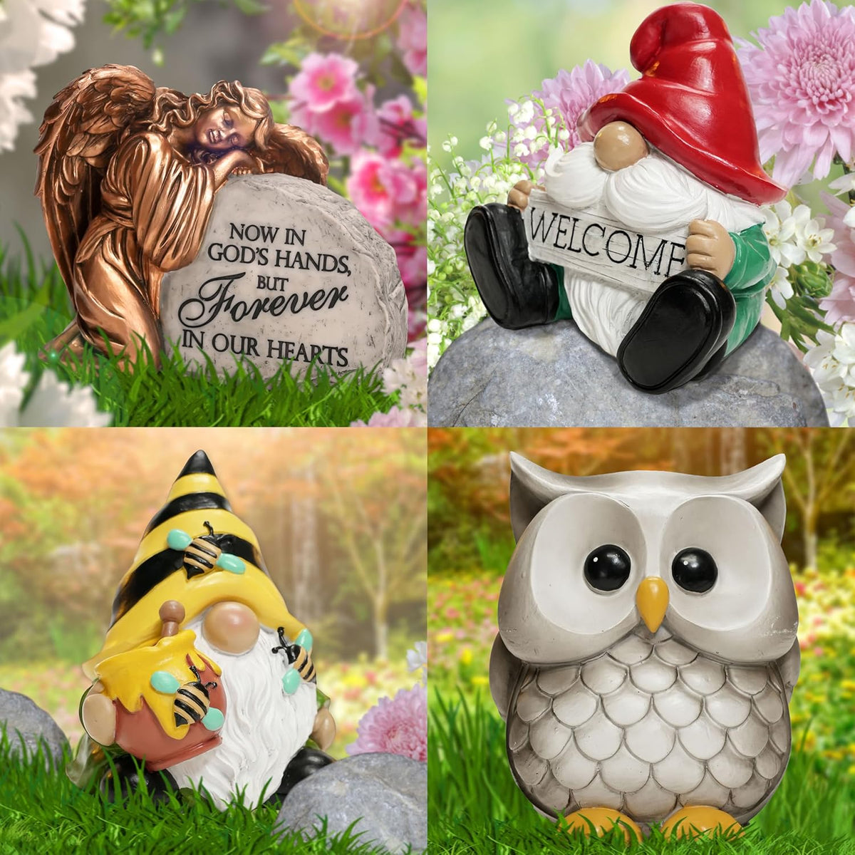 Spoontiques - Decorative Garden Statue - Colorful Home Décor for Indoor or Outdoor Use - Patio
