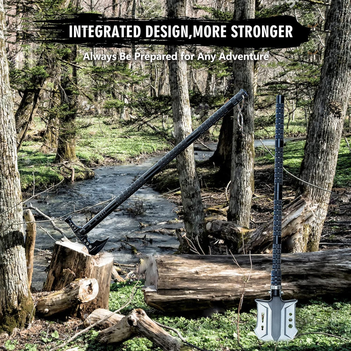Camping Shovel Axe Outdoor Survival Shovel Set with High Carbon Steel Camping Gear for Men Outdoor