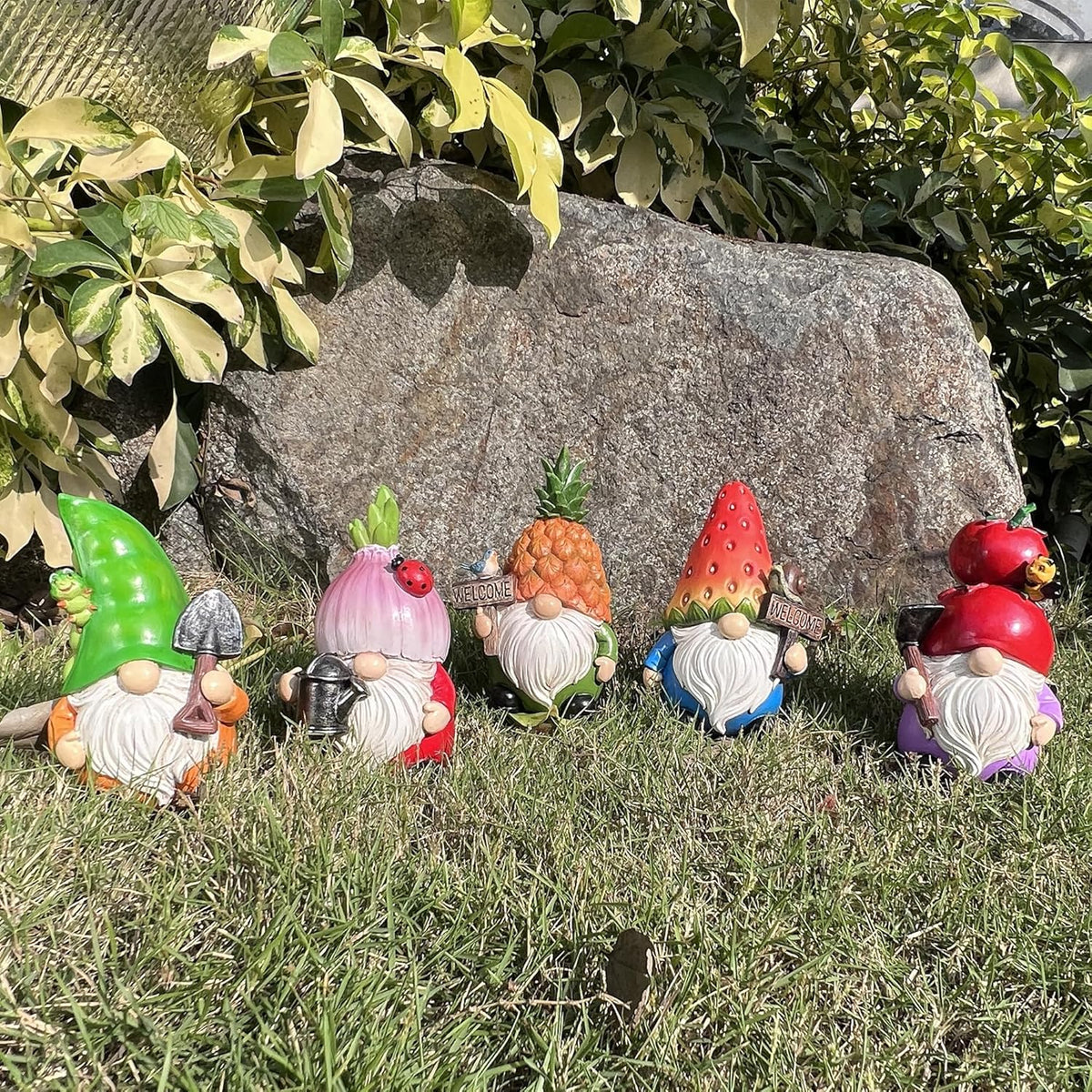 Pineapple Gnome Garden Gnomes Outdoor Gnome with Pineapple Decor for Home Yard Garden Patio Lawn