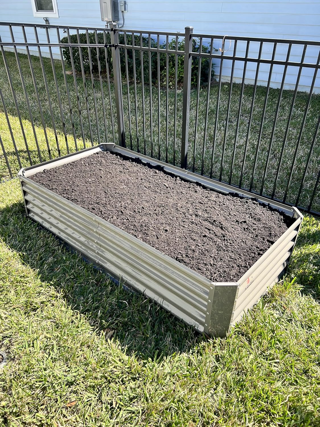 A ANLEOLIFE 8-Pack 6X3X1.5ft & 74x74x18 in Deep Root Galvanized Raised Garden Beds Outdoor for