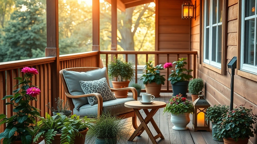How to Style a Relaxing Morning Patio with Solar Lanterns