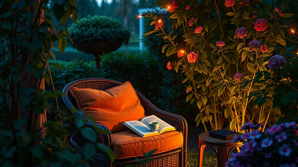 How to Create a Peaceful Reading Nook in Your Garden with Solar Accent Lights