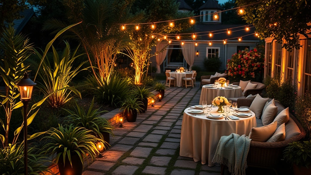 Enhance Your Garden Parties with Warm Solar Glow: Simple Styling Tips