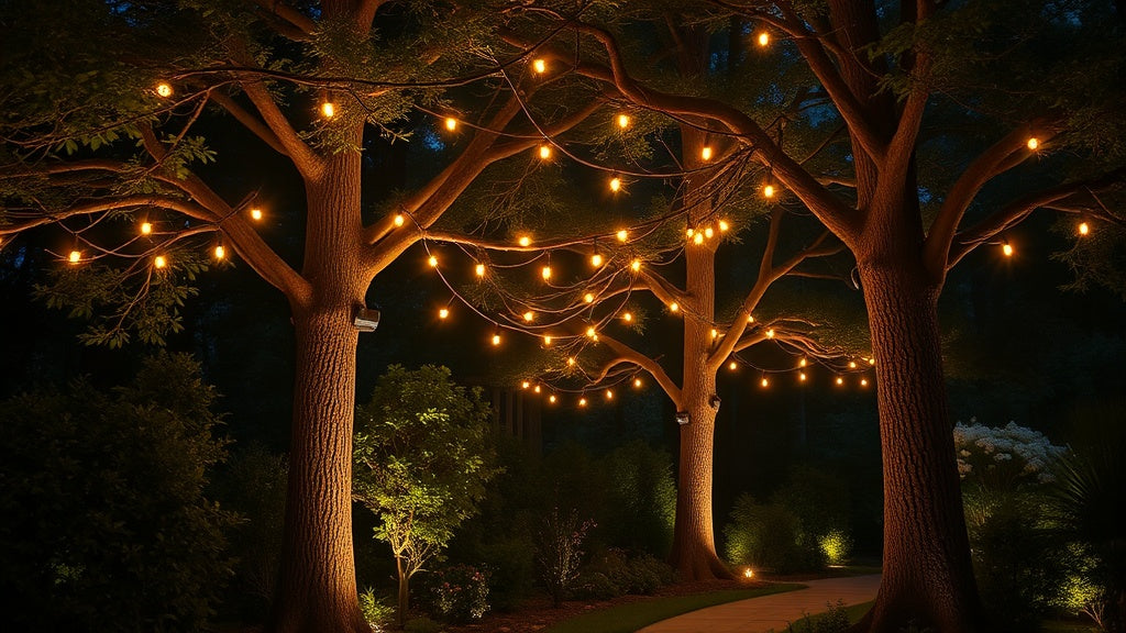 Add a Magical Glow to Your Trees with Solar Hanging Lights