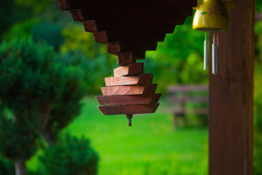 Solar Wind Chime Spotlight: Sound and Light Together at Dusk